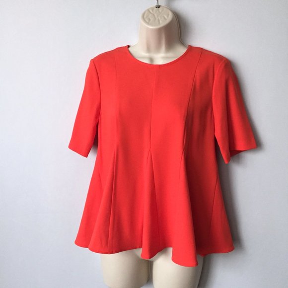 OPENING CEREMONY Moodie Pleated Short Sleeve Top - Picture 6 of 11
